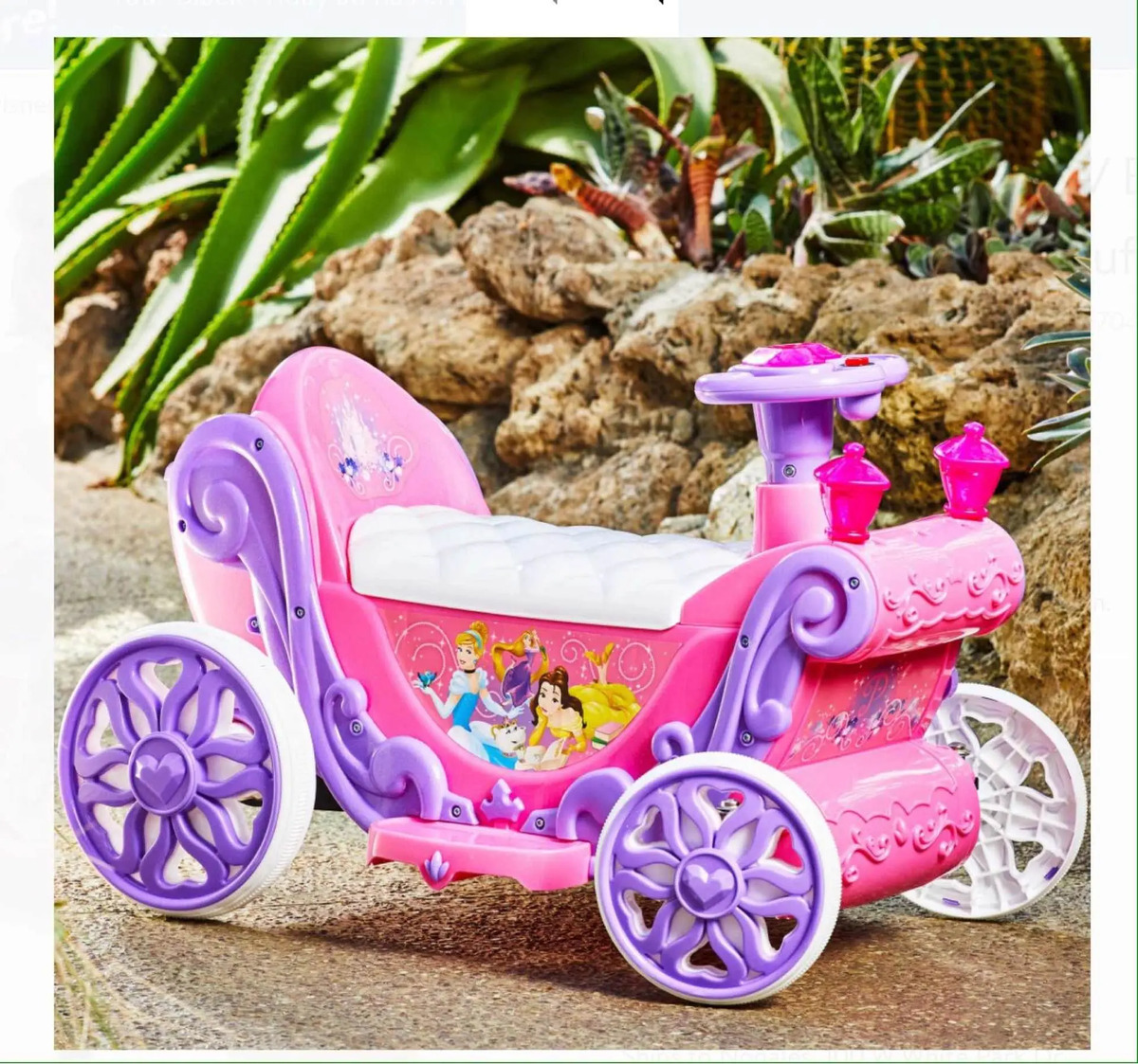 Montable Eléctrico Carro De Princesa 6 V Mercado Libre