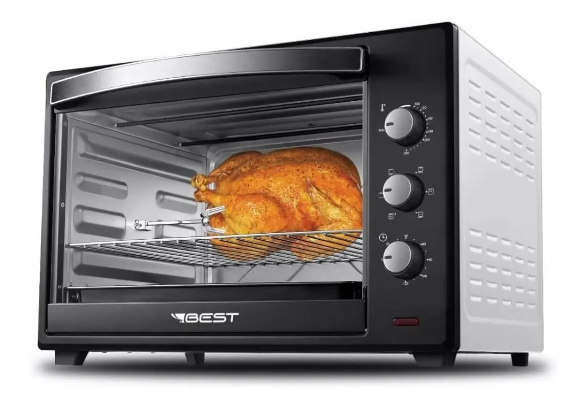 Forno Elétrico Best Plus 60l Com Espeto Giratório 220v Mercado Livre