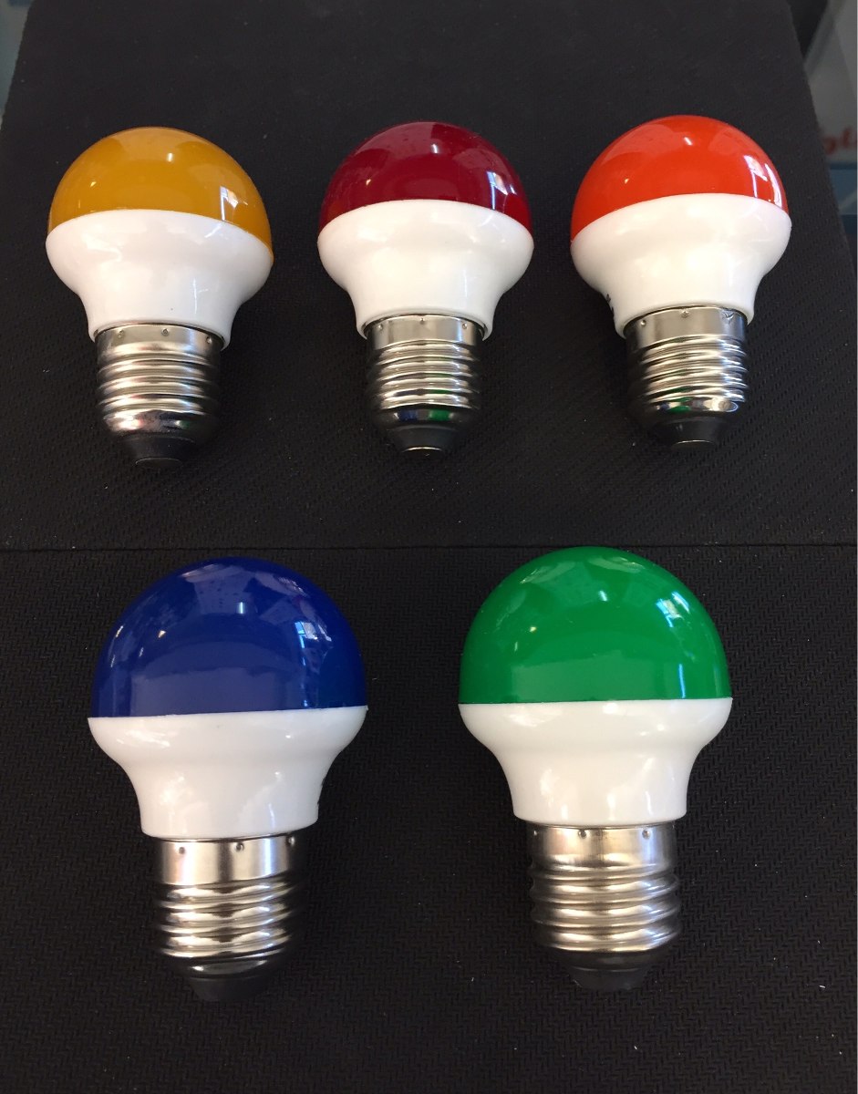 Lámpara Led Gota 3w E27 Color Naranja. Mercado Libre