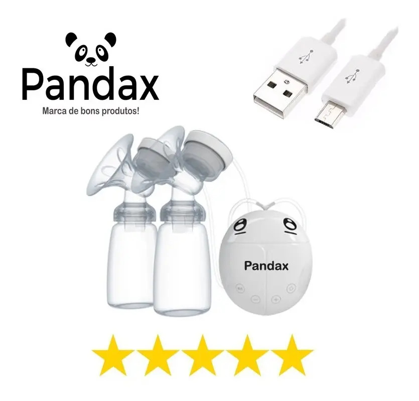 Bomba Tira Leite Pandax Dupla ++ Bombinha Elétrica 110/220v Mercado Livre