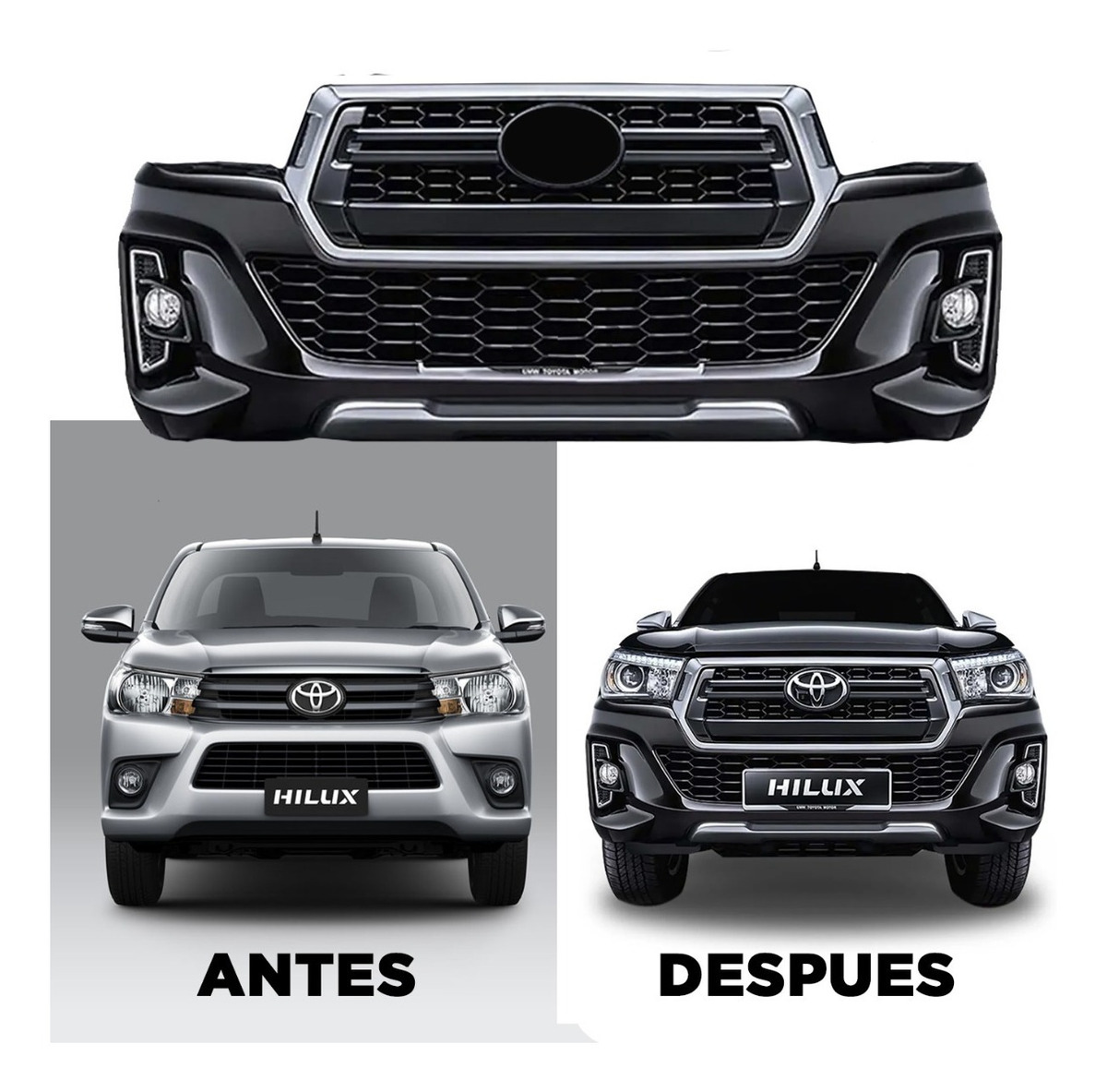 Body Kit Toyota Hilux Conversión Revo A Rocco Meses sin intereses