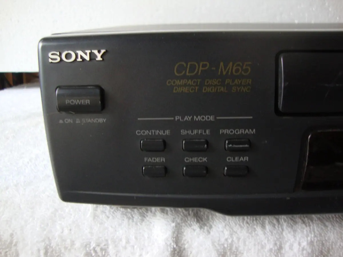 Aparelho Compact Disc Player Marca Sony Cdp M65. Mercado Livre