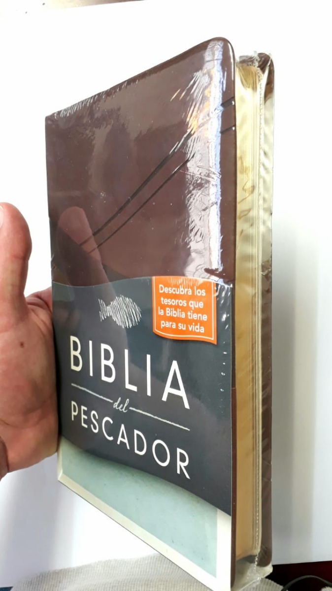 Biblia De Pescador Rvr1960 Imitación Piel Chocolate Mercado Libre