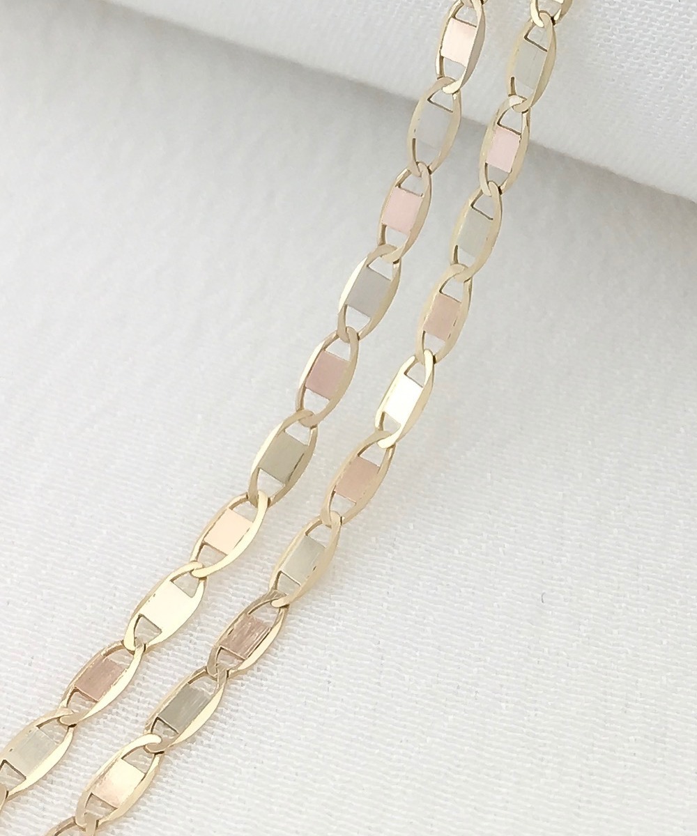 Cadena Dama 60cm Larga Oro Florentino 10k Regalo Estuche Gbm Mercado