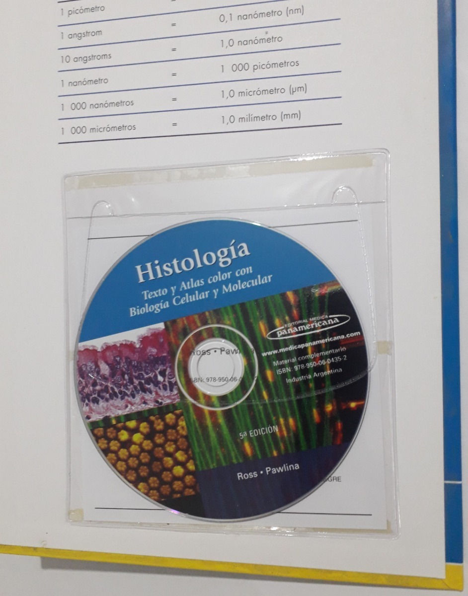 Libro Histologia Ross Pawlina 5ta Edicion Incluye Cdrom Mercado Libre