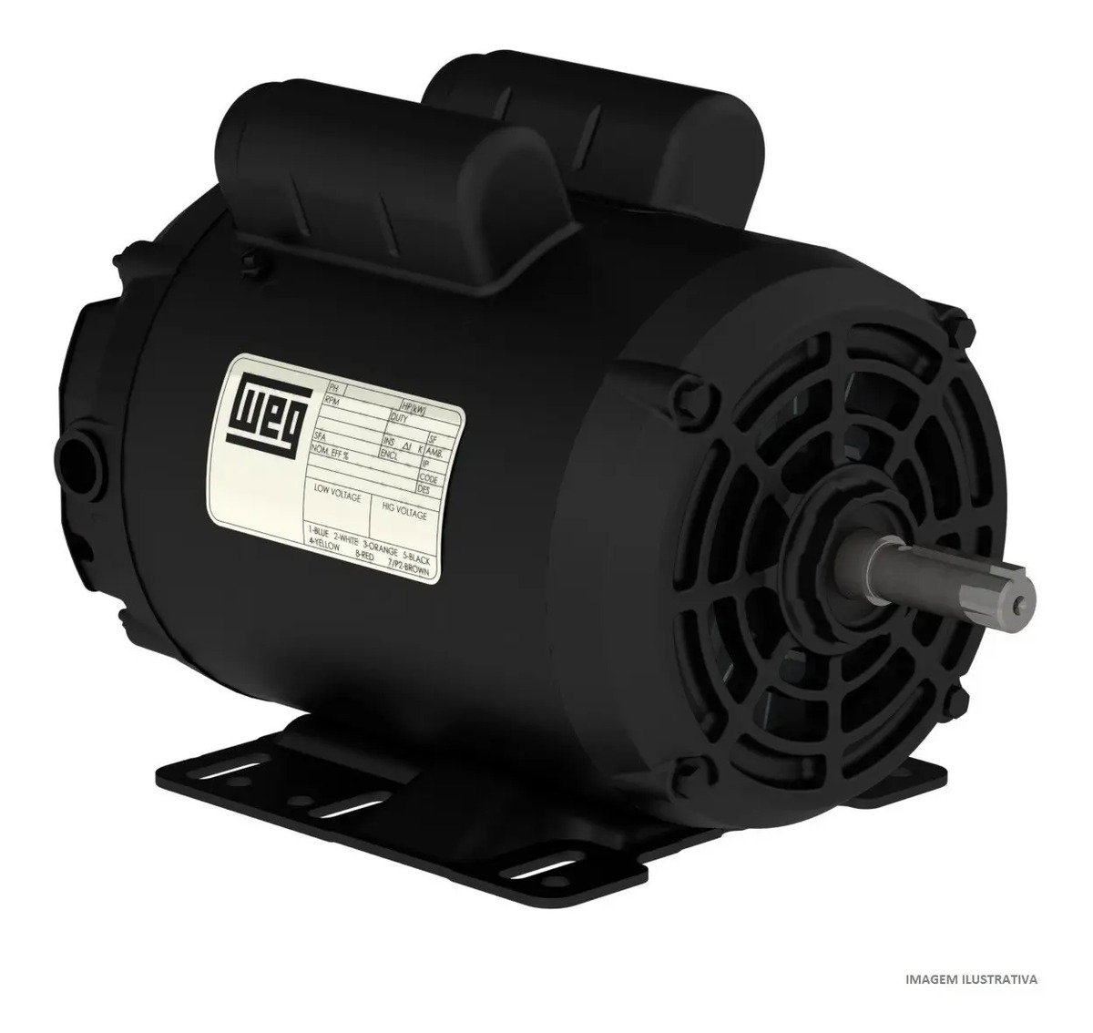 Motor Elétrico Monofásico 127/220v Weg 3 Cv Alta Rotação Mercado Livre