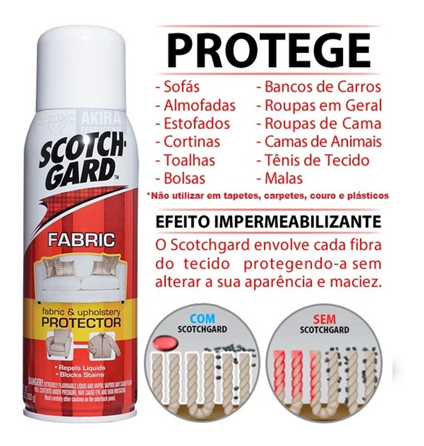 Impermeabilizante 3m Scotchgard Spray Protetor Sofa Tecido! MercadoLivre