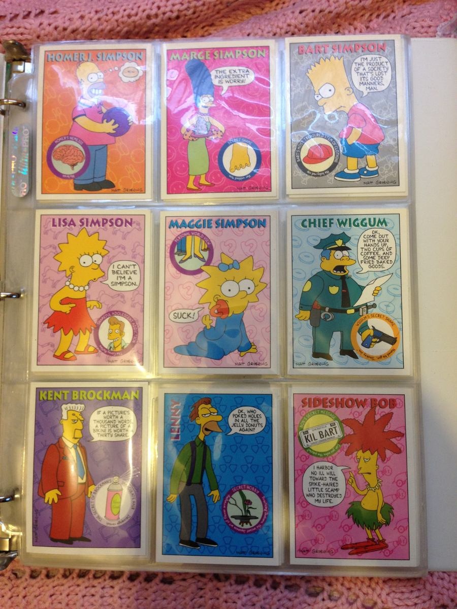 Set Base Tarjetas Simpsons 1993 Completo 80/80! Wow! Mercado Libre