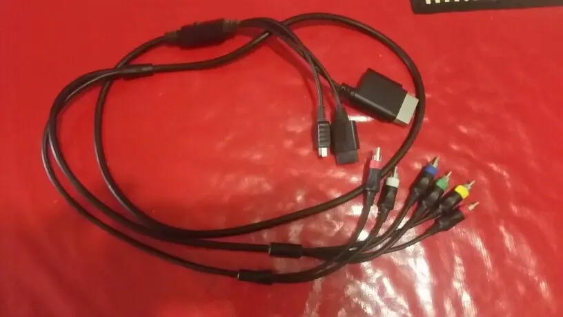 Cable Video Compuesto Av Multi Consolas Wii, Xbox 360 Y Ps3 Mercado Libre