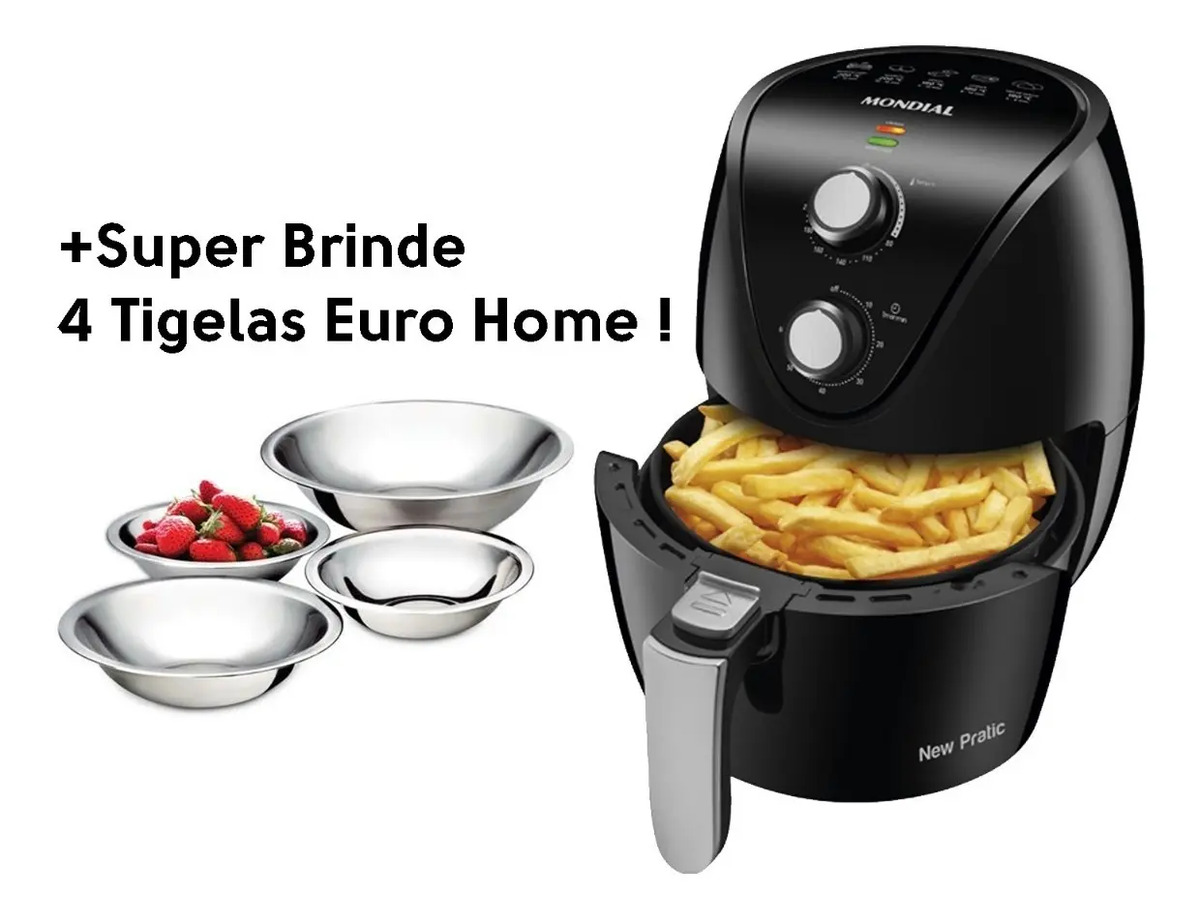Fritadeira Elétrica Mondial Af31 Airfry 3.5l 110v + Brinde Mercado Livre