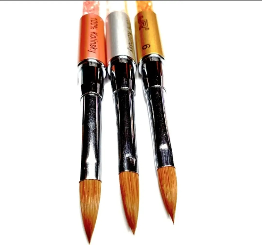Pincel Kolinsky 8 Para Uñas Acrilico Jr Original 7a203 8 Mercado Libre