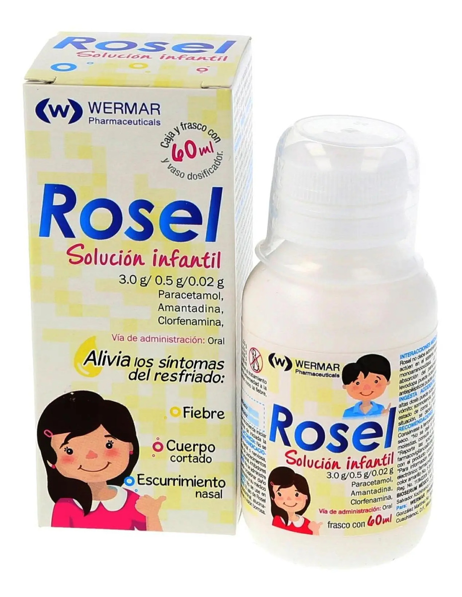 Rosel Paracetamol Infantil Jarabe 60ml MercadoLibre