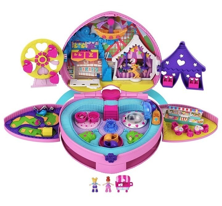 Polly Pocket Set Mochila Parque Temático Grandes Aventuras Mercado Libre