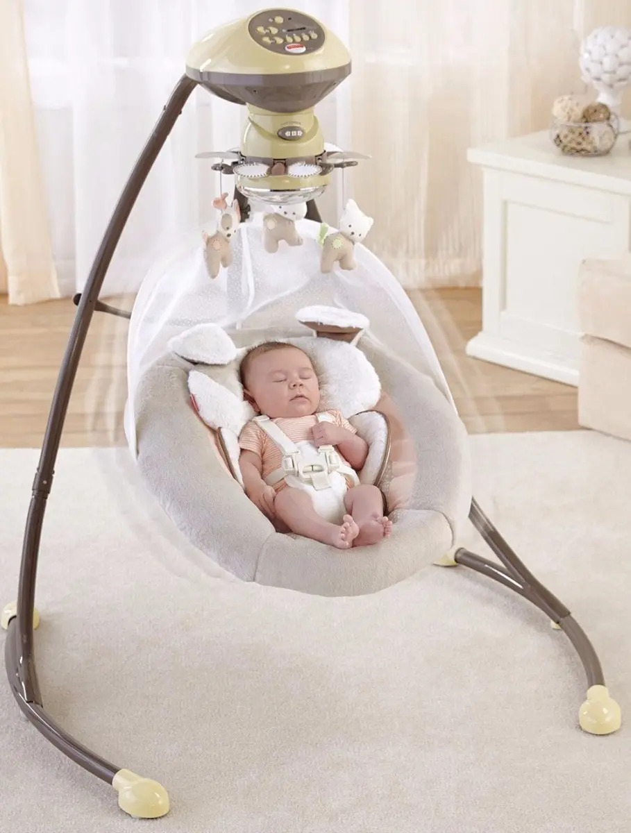 Columpio Para Bebe Niño Musical Electrico Mecedora Fisher P Mercado Libre