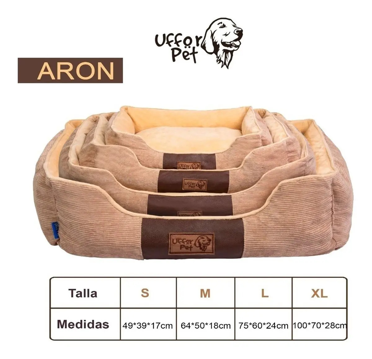 Cama Para Mascotas Perros Talla L (75*60cm) Aron Mercado Libre