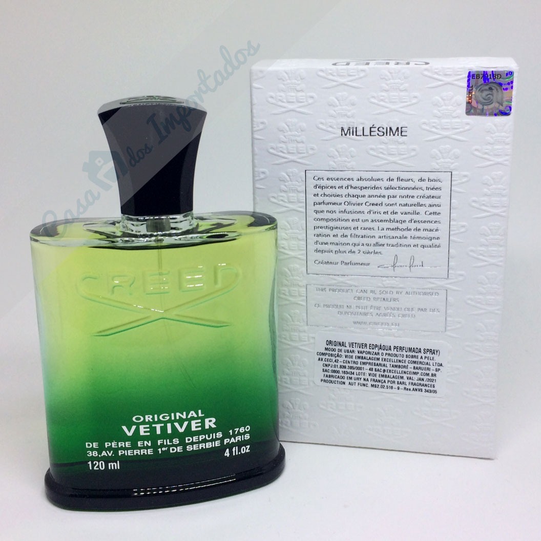 Creed Original Vetiver Eau De Parfum 120ml Original Frete grátis