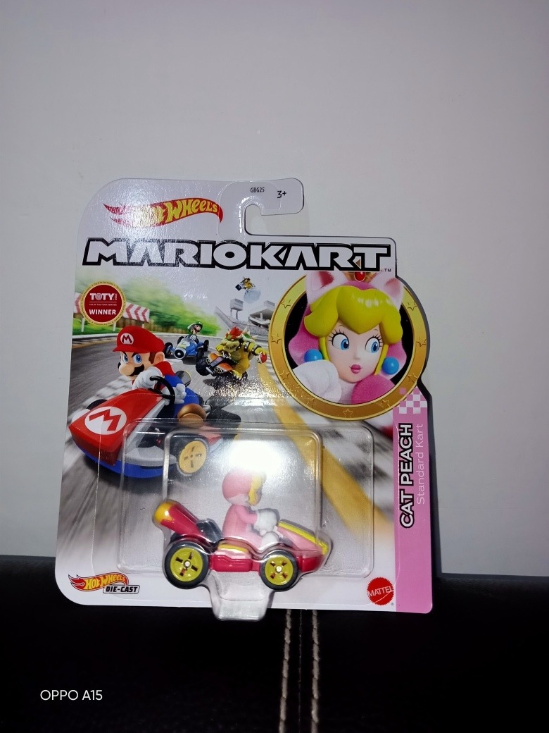 Cat Peach Mario Kart Hot Wheels Mercado Libre
