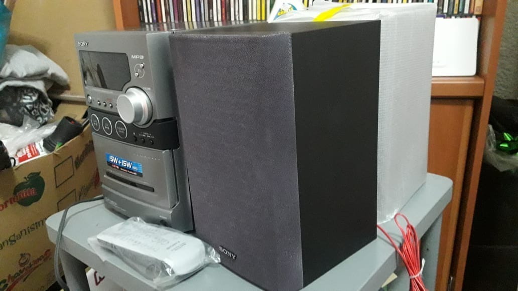 Sony, Compact Disk Deck Receiver, Con 2 Bocinas 40 Watts Mercado Libre