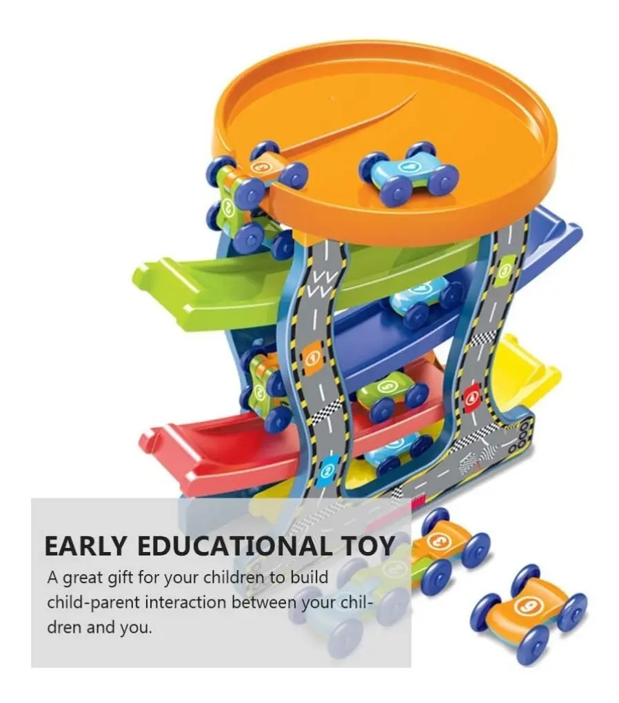 Pista De Carros Didáctica Tipo Montessori Educativa COMPRANUBE