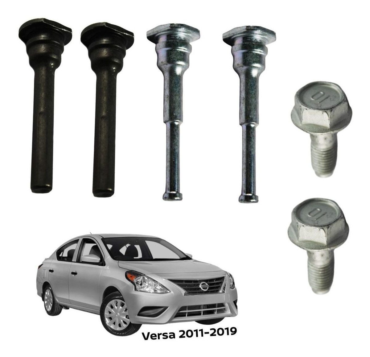 Jgo Tornillo Perno Caliper Ruedas Delanteras Versa 2017 Envío gratis