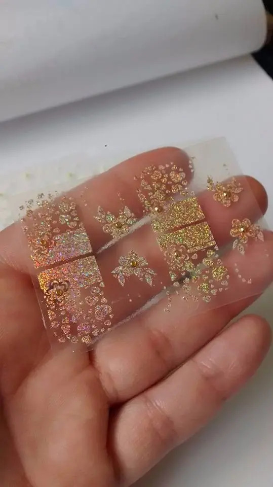 Kit 6 Películas De Unhas Para Noivas Glitter Liz Especial Mercado Livre