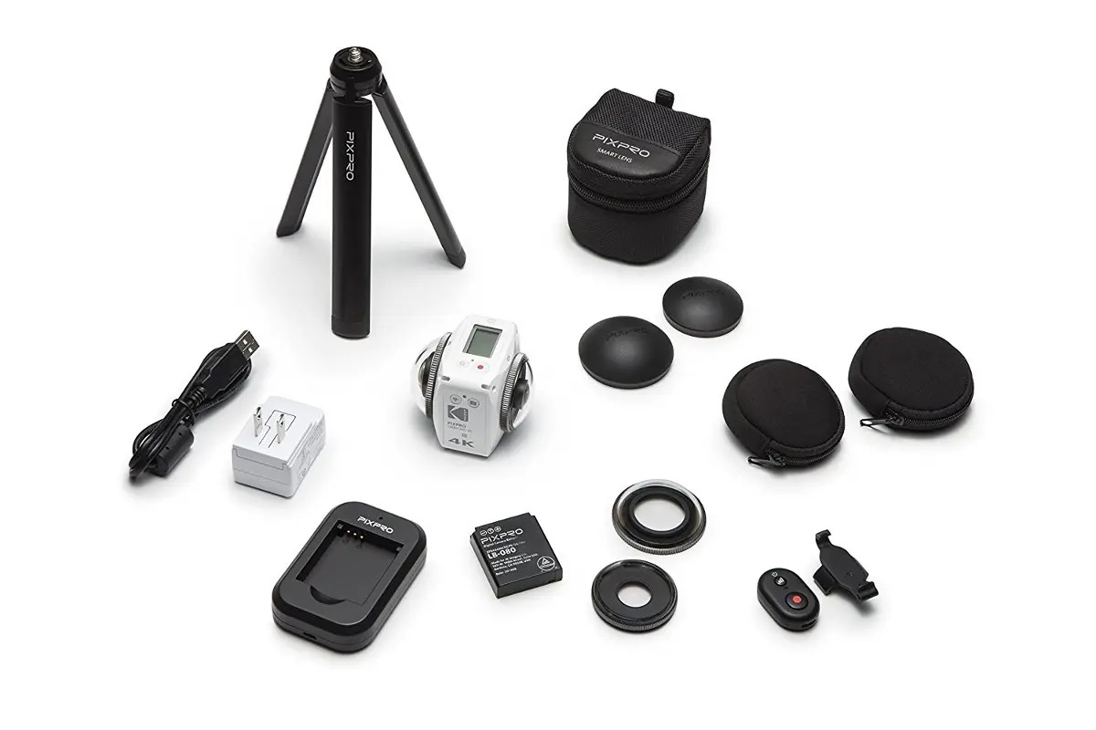 Kodak Pixpro Orbit360 4k 360° Vr Camera Adventure Pack Mercado Libre