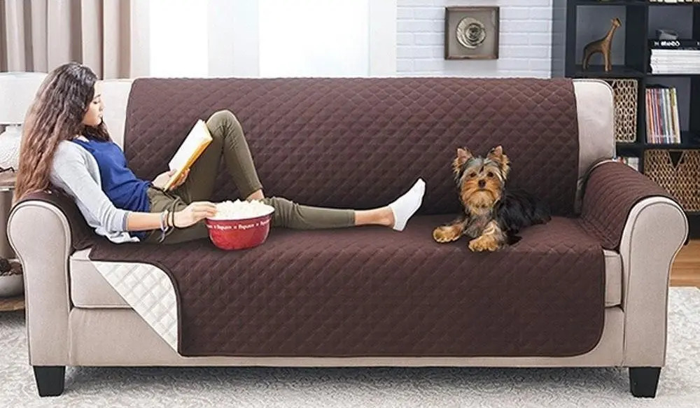 Forro Protector Para Sofá 2 Puestos 140x180. Perros Mascotas Mercado