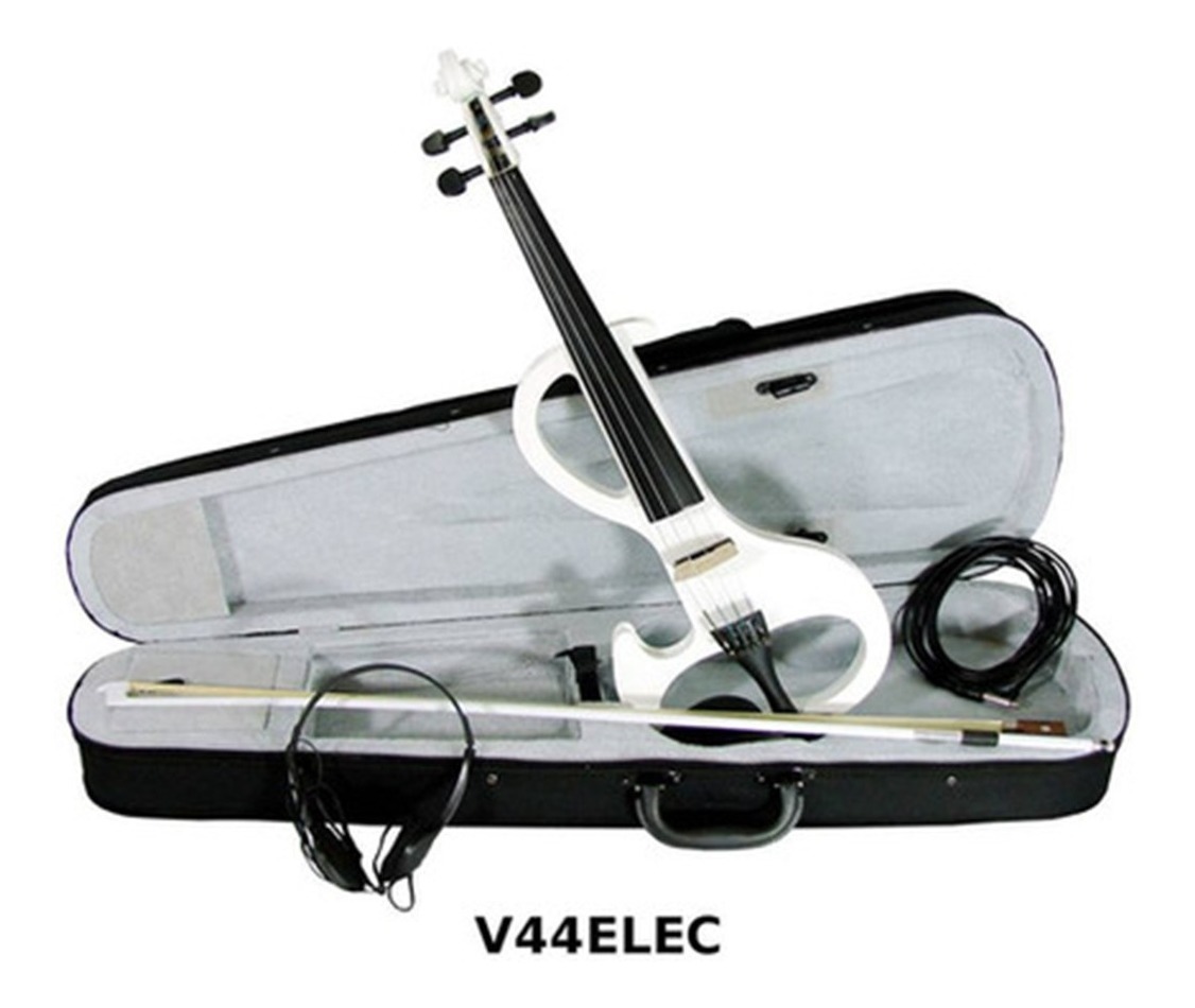 Violín Eléctrico Silencioso Madera Maciza Paquete Completo Meses sin