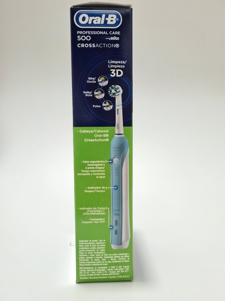 Escova Eletrica Oral B Professional Care 500 Crossaction 220 Mercado