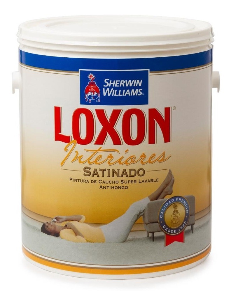 Pintura Brillo De Seda Loxon Sherwin Williams Color Amarillo Mercado