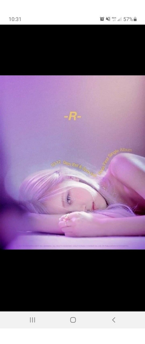 Rosé First Album Single R Vinyl Original Envío gratis