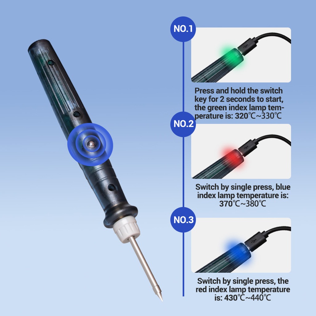 Mini Usb Portátil 5v 8w De Ferro De Solda Elétrica Mercado Livre