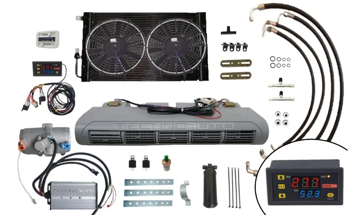 Kit Ar Condicionado Elétrico E Digital Completo Kombi E Van Mercado Livre