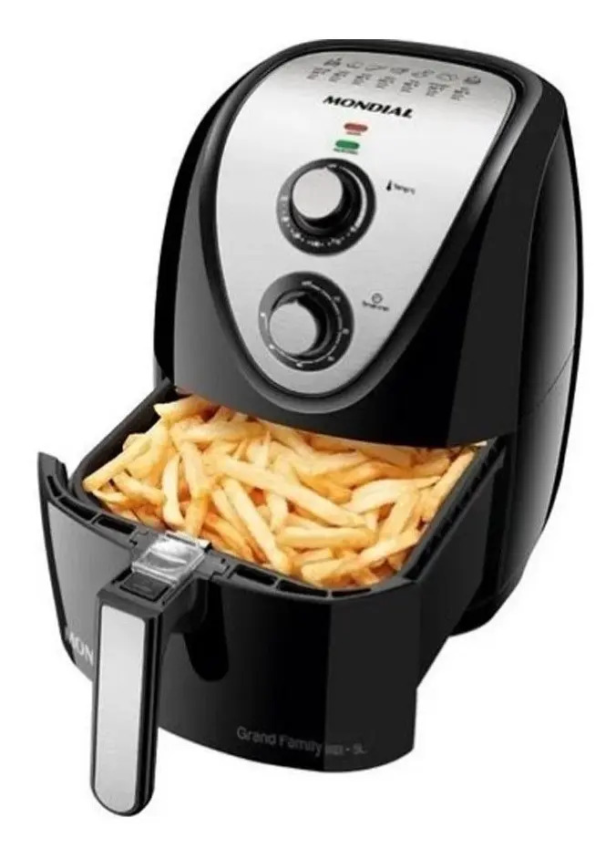 Fritadeira Elétrica Mondial Grand Family Preta/inox 5l 110v Mercado Livre