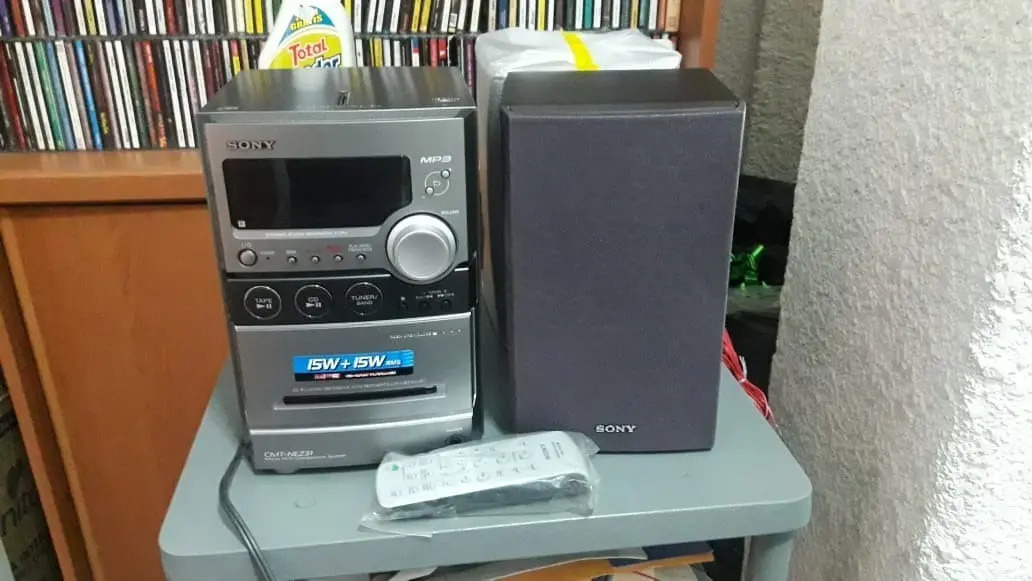Sony, Compact Disk Deck Receiver, Con 2 Bocinas 40 Watts Mercado Libre