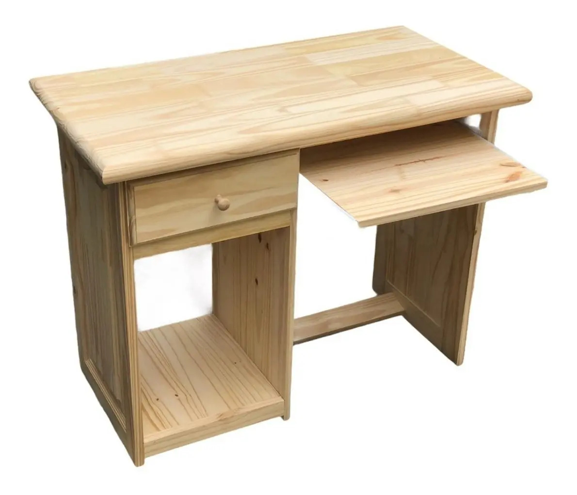 Escritorio Mesa De Pc 120cm X 60cm Madera De Pino Mercado Libre