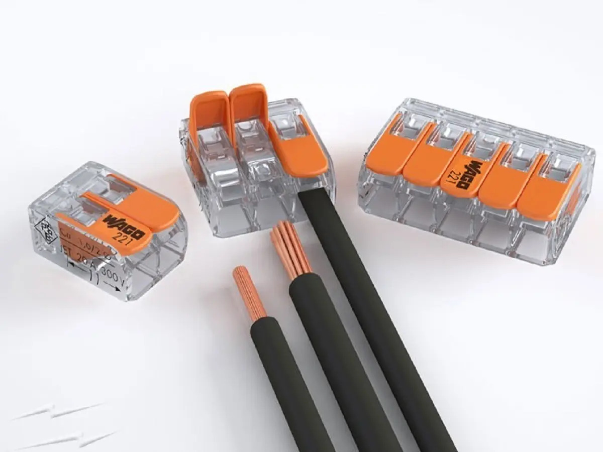 1 Kit Com 3 Unidades Conectores Para Chuveiro 221612 Wago Mercado Livre
