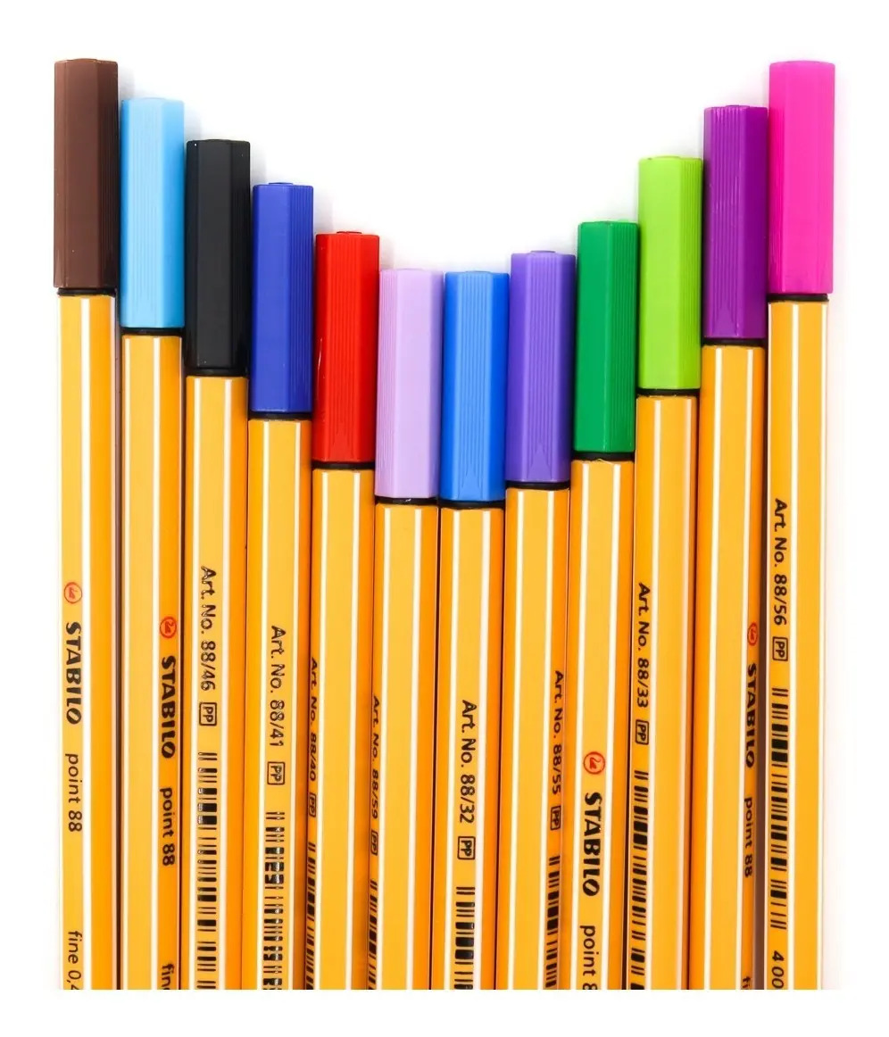 Plumones Stabilo Rotulador Mix Colors Paquete Con 12 Colores Meses sin intereses
