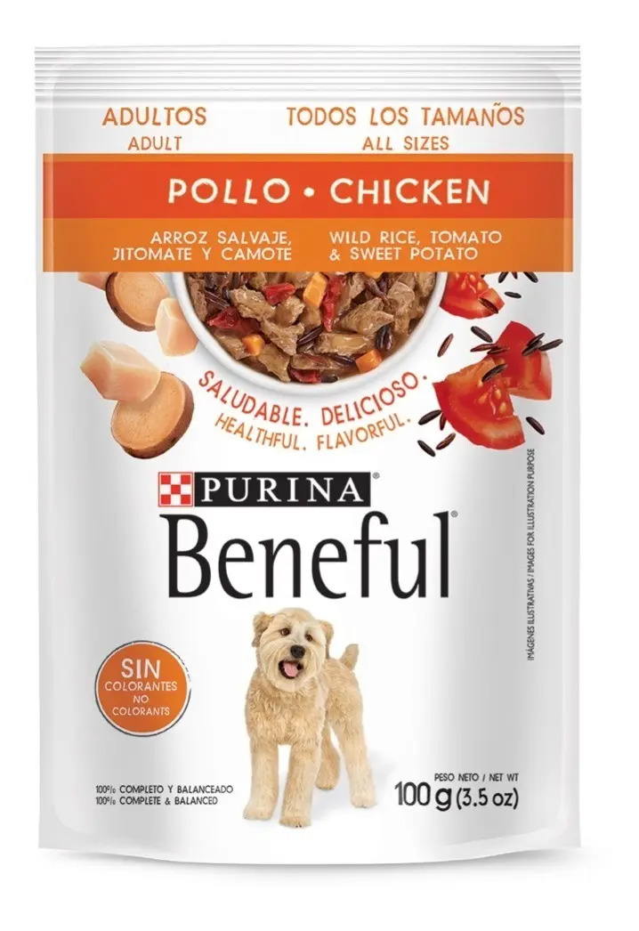Alimento Para Perro Beneful Pouch Pollo Adulto 100gr MercadoLibre