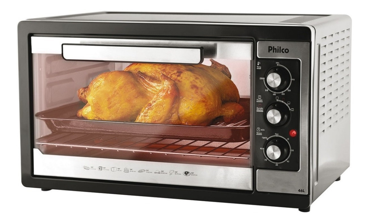 Forno Elétrico Philco 46l Com Timer 1500w 110v Reembalado Mercado Livre