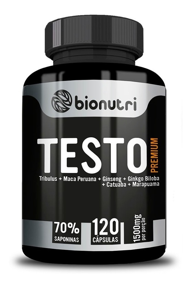 Tribulus Terrestris + Maca + Ginseng + Ginkgo 120 Cápsulas