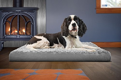 Colchón De Cama Ortopédico Furhaven Deluxe Para Perros Y G Mercado Libre