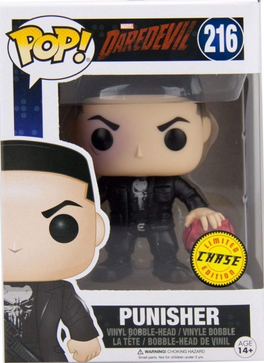 Funko Pop! Marvel Netflix Daredevil Punisher Chase Varian Mercado