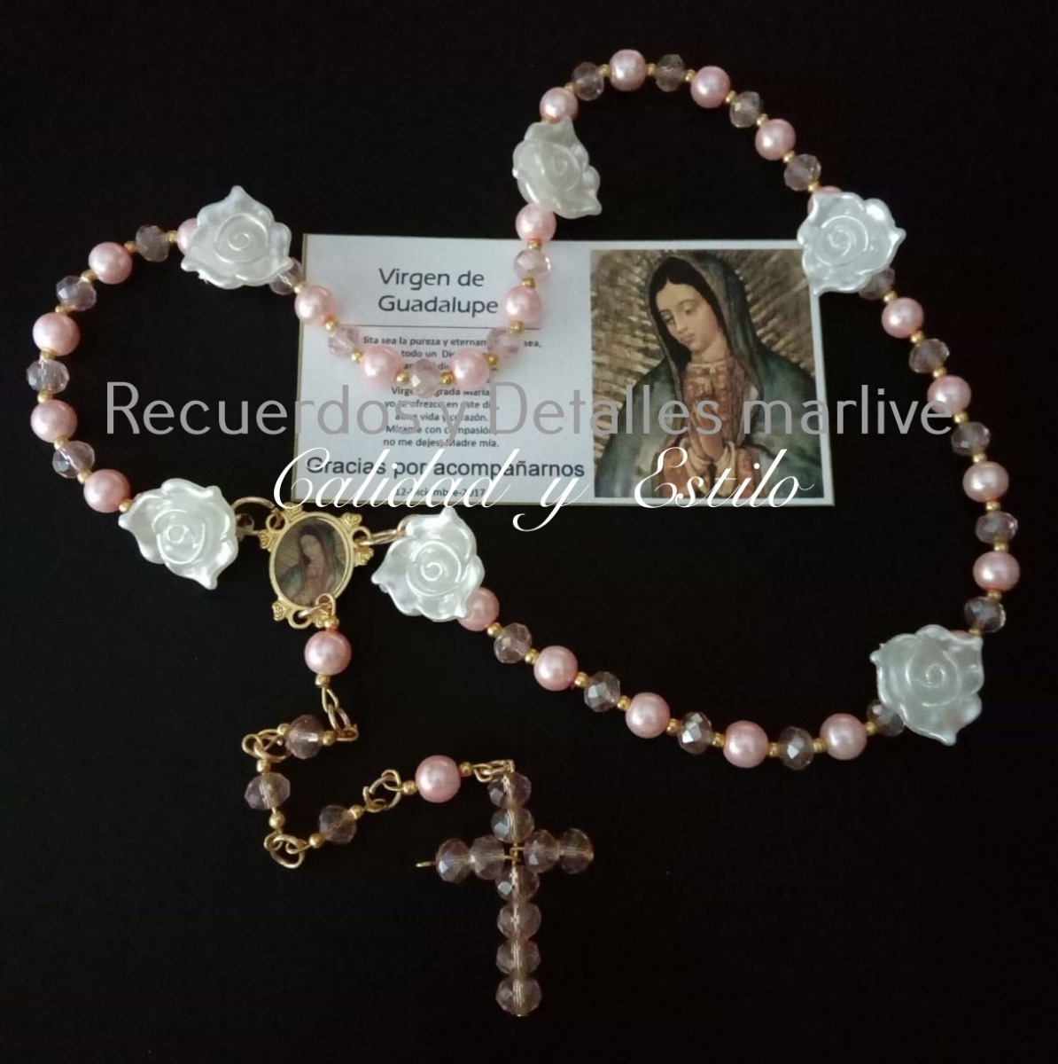 Rosario De Protección Virgen De Guadalupe, Recuerdo, 10 Pz Mercado Libre