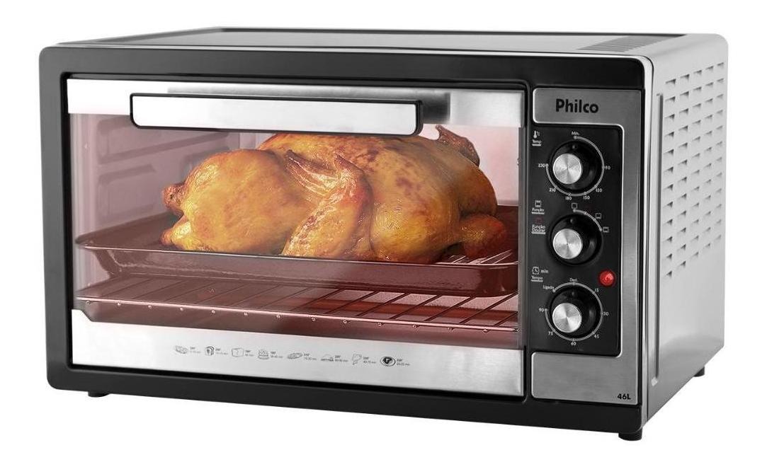 Forno Elétrico 46 Litros Philco, 1500w De Potência, 220v