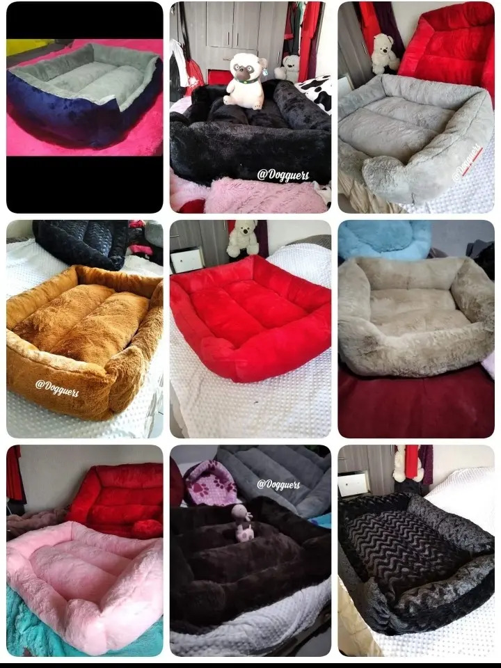 Cama Para Perro Mediano 90x75 Cm Desmontable Lavable Mercado Libre