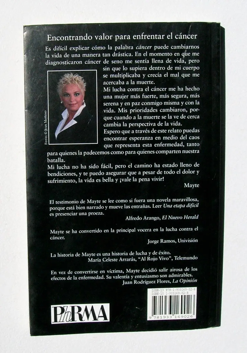 Mayte Prida Una Etapa Dificil Libro Importado 2007 Mercado Libre