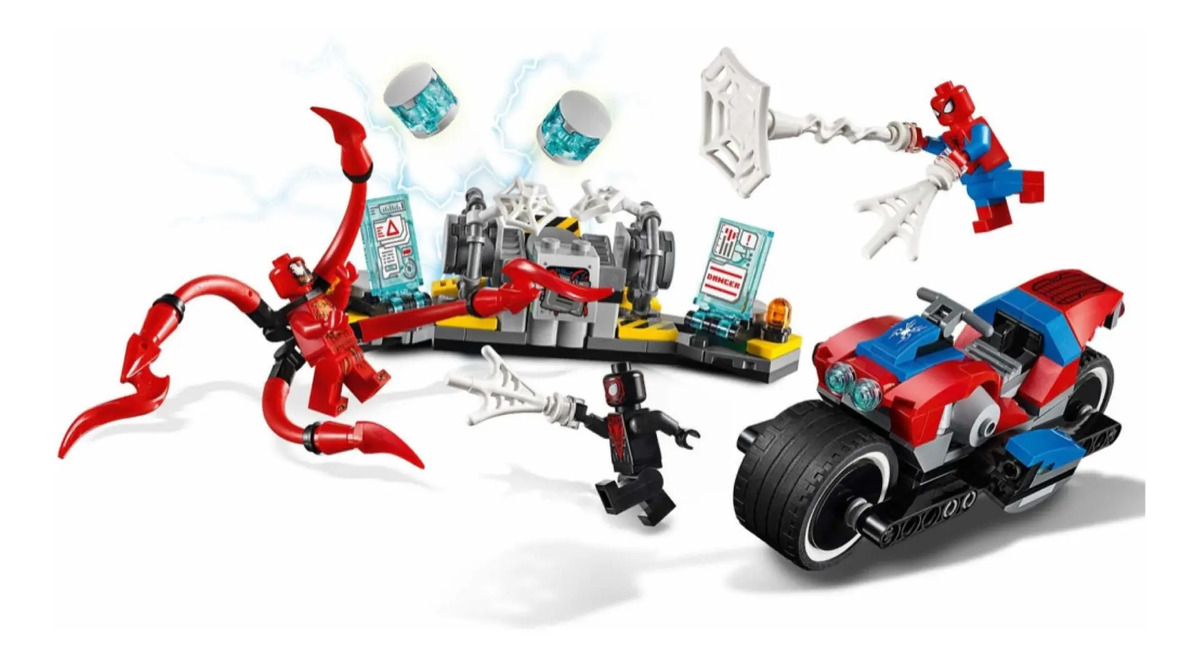 Lego 76113 Ataque En Moto De Spiderman Marvel Del Año 2019 Mercado Libre