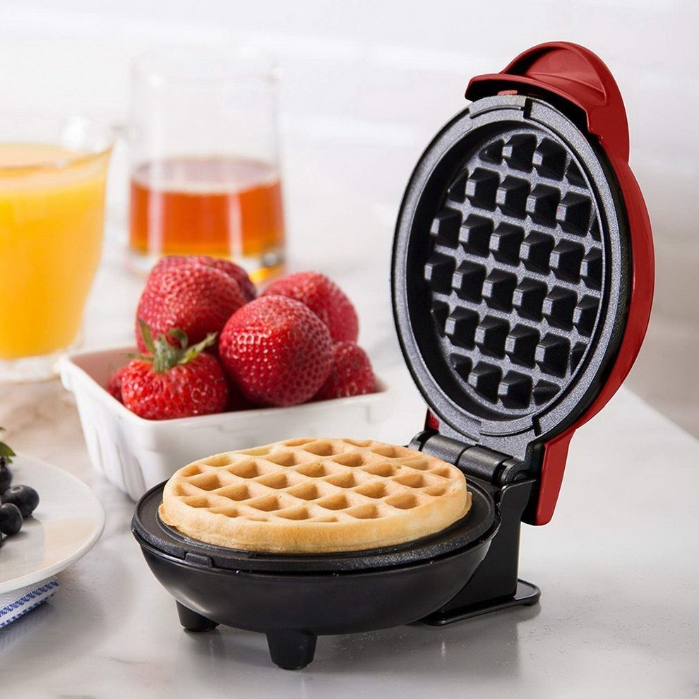 Máquina De Bolo Elétrica Uk Mini Fazer Waffle Baking Pan Mercado Livre