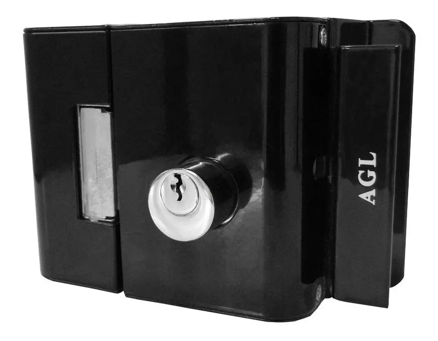Fechadura Trava Elétrica Eletrônica Porta De Madeira 12v Agl Mercado